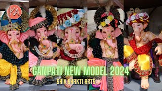 Atractive Ganpati 2024  Shiv Shakti Arts  Ganpati New Model 2024  mumbai ganpati  kiran avasare [upl. by Ydroj]