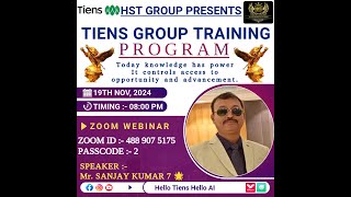 TIENS GROUP TRAINING BY MR SANJAY KUMAR 7 🌟 SIWAN hstgroupofficial [upl. by Nairehs353]