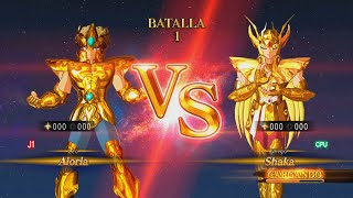 Aioria De Leo vs Shaka De Virgo  Latino [upl. by Alanna]