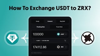 How To Convert USDT To ZRX [upl. by Josefina]