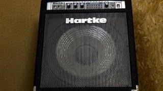 Amplificador de Baixo Hartke a100 unboxing PT  BR [upl. by Nalad893]