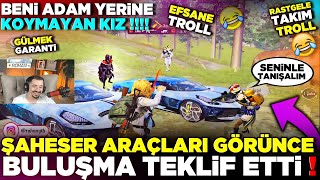 BENİ İNSAN YERİNE KOYMAYAN KIZ 🫣ŞAHESER BUGATTİ ARABALARI GÖRÜNCE BULUŞMA TEKLİF ETTİ😎 [upl. by Ladonna]