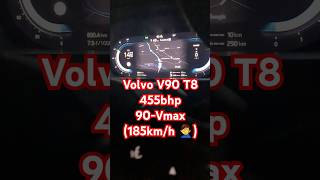 Fast Volvo v90 T8 455bhp 90vmax 🤦‍♂️ 4 people in car Volvo vmax t8 autobahn hybrid subscribe [upl. by Mulderig]