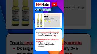 Atropine nursing doctor medical ems [upl. by Jollenta]