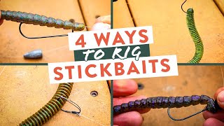 Stick Baits amp Soft Plastic Worms 4 Techniques You NEED to Master [upl. by Rori]