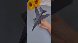 How to make a paper plane launcher easy to fast flying shorts [upl. by Alakam237]