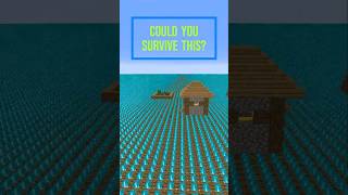 Could You Survive This Minecraft World minecraft minecraftsurvival shorts [upl. by Atilemrac]