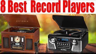 Top 8 Best Record Players for HighQuality Vinyl Playback  Vinyl Playback  Vintage Record Players [upl. by Yoj]