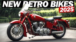 Top 7 New Retro Motorcycles Of 2025 [upl. by Llenad]