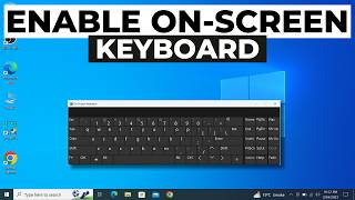 How to Enable On Screen Keyboard in Windows 10 2024 [upl. by Brandise]