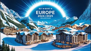 Top 10 Best Ski Resorts in Europe 20242025 youtube [upl. by Annohsed]