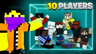 I Trapped 10 players in a BOX MINECRAFT [upl. by Ramled]