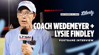 Coach Wedemeyer amp Lysie Findley Talk About The Win Over Longwood [upl. by Euqinay]