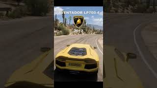 Evolution of the Lamborghini in Forza Horizon 5 [upl. by Ahtanoj]