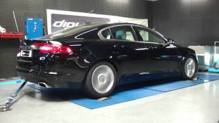 Reprogrammation moteur Jaguar XF 30L D 210cv  271cv dyno digiservices [upl. by Nahtnoj]