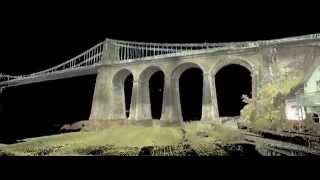 SEACAMS Menai Bridge Animation Part 1 Leica C10 Laser Scanner [upl. by Ainalem664]