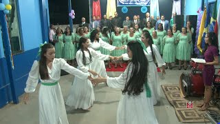 COREOGRAFIA NO 31º ANIVERSÁRIO DA CONG MONTE HOREBE DA A D NAÇÃO MADUREIRA  TUCUMÃ  PA [upl. by Babcock]