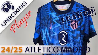 Atletico Madrid Third Jersey 2425 Leaked Kitgg Player Version Unboxing Review [upl. by Dnalyr]