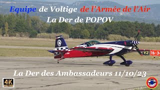 EVAA LA DER DE POPOV Der des Ambassadeurs BA 701 11 Oct 23 [upl. by Sinegra309]