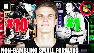 RANKING THE TOP 10 BEST NONGAMBLING SMALL FORWARDS IN NBA 2K24 MyTEAM [upl. by Adniles]