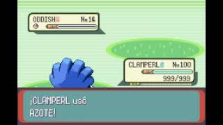 POKEMON EMERALD  CLAMPERL  AZOTE  FLAIL [upl. by Soalokcin156]