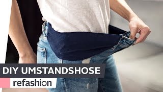 DIY Umstandshose selber machen  refashion  OTTO [upl. by Rosalyn301]