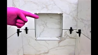 Modern Shower Niche and Trim How To [upl. by Terryn]