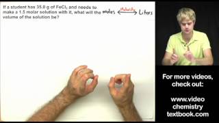 Molarity Practice Problems Part 2 [upl. by Tdnarb]