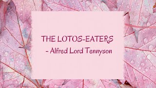 The Lotoseaters by Alfred Lord Tennyson partIstanzawise summaryIn Tamil [upl. by Norok]