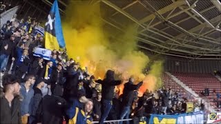 Maccabi amp Ajax Ultras vs AZ Alkmaar 20102016 [upl. by Aivull]