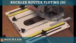 Rockler Router Fluting Jig [upl. by Eiuqnimod522]