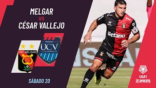 Melgar 52 César Vallejo resumen todos los goles y mejores jugadas del partido por la Liga1 2024 [upl. by Franky904]