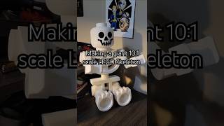 This LEGO Skeleton is my new best friend lego legos legohalloween halloween 3dprinting nerd [upl. by Ahker]