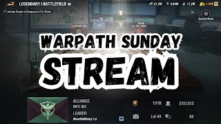 Warpath 104  Sunday Live Stream Conquest SF SEN vs F1RE [upl. by Merwin]