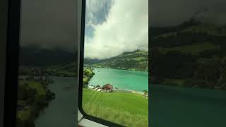 📍Lucern to Interlaken swiss swissalps railway naturelovers [upl. by Kaela]