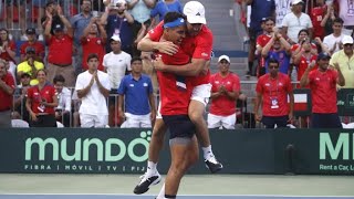 Match Point Alejandro Tabilo vs Juan Pablo Varillas  Copa Davis Chile vs Perú 2024 [upl. by Burnham]