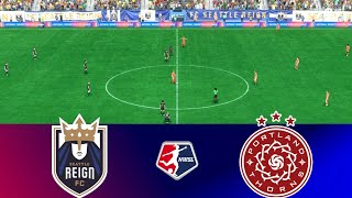 Seattle Reign vs Portland Thorns FC  June 16 2024  NWSL  FC 24 Gameplay [upl. by Yblocaj]