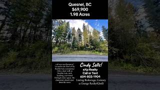 Quesnel BC 198 Acre Property for sale 69900 [upl. by Angid267]