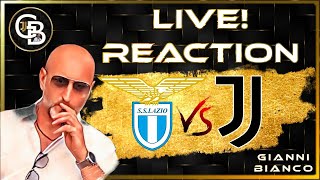 LAZIO JUVE  LIVE REACTION  433 NO E UN 352 [upl. by Tate]