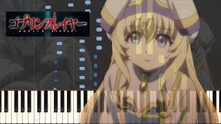 고블린 슬레이어Goblin Slayer OP  Rightfully Piano Synthesia  Sheet [upl. by Rhoades]