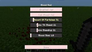 Mod Review  Blood Mod Blut  Minecraft 147 HDGermanDeutsch [upl. by Tebasile]