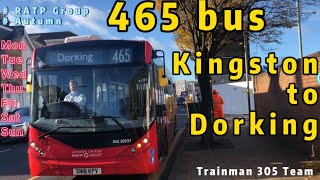 Trying out TFL’s 465 bus route [upl. by Eaned]