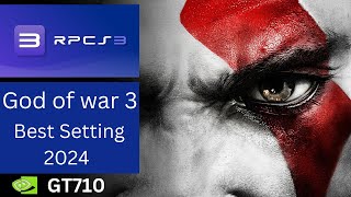 God of War 3 Setting with RPCS3  LowEnd  PC [upl. by Sibie870]