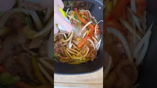 فاهيتا الدجاج chicken fajitas وصفة سريعة و صحية و بالقلاية الهوائية 👌chickenfajita فاهيتاالدجاج [upl. by Ulick389]