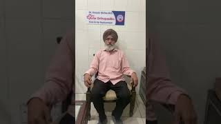 Patient sharing experience after total knee replacement done by dr Deepak Mehta [upl. by Nolak]