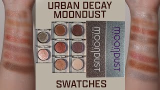 Urban Decay Moondust Eyeshadow Swatches [upl. by Malcolm]