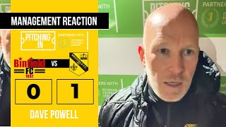 Binfield 01 Westfield  Dave Powell PostMatch Reaction Monday 18th November 2024 [upl. by Jewel559]