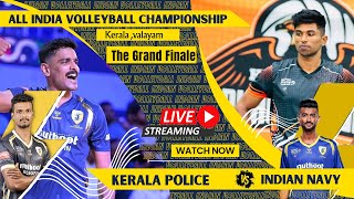 Grand Finale 🔥 Indian Navy Vs Kerala Police 👌 Live HD  Kerala All India Championship Valayam [upl. by Nairdad]