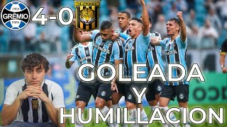 GREMIO 4 vs 0 THE STRONGEST GOLEADA Y HUMILLACION  Reacción de Hincha Estronguista [upl. by Suivatnom]