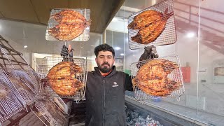 Kurdistan Best Style of Grilled Fish On Charcoal  IRAQ Slemani Street Food [upl. by Jala]